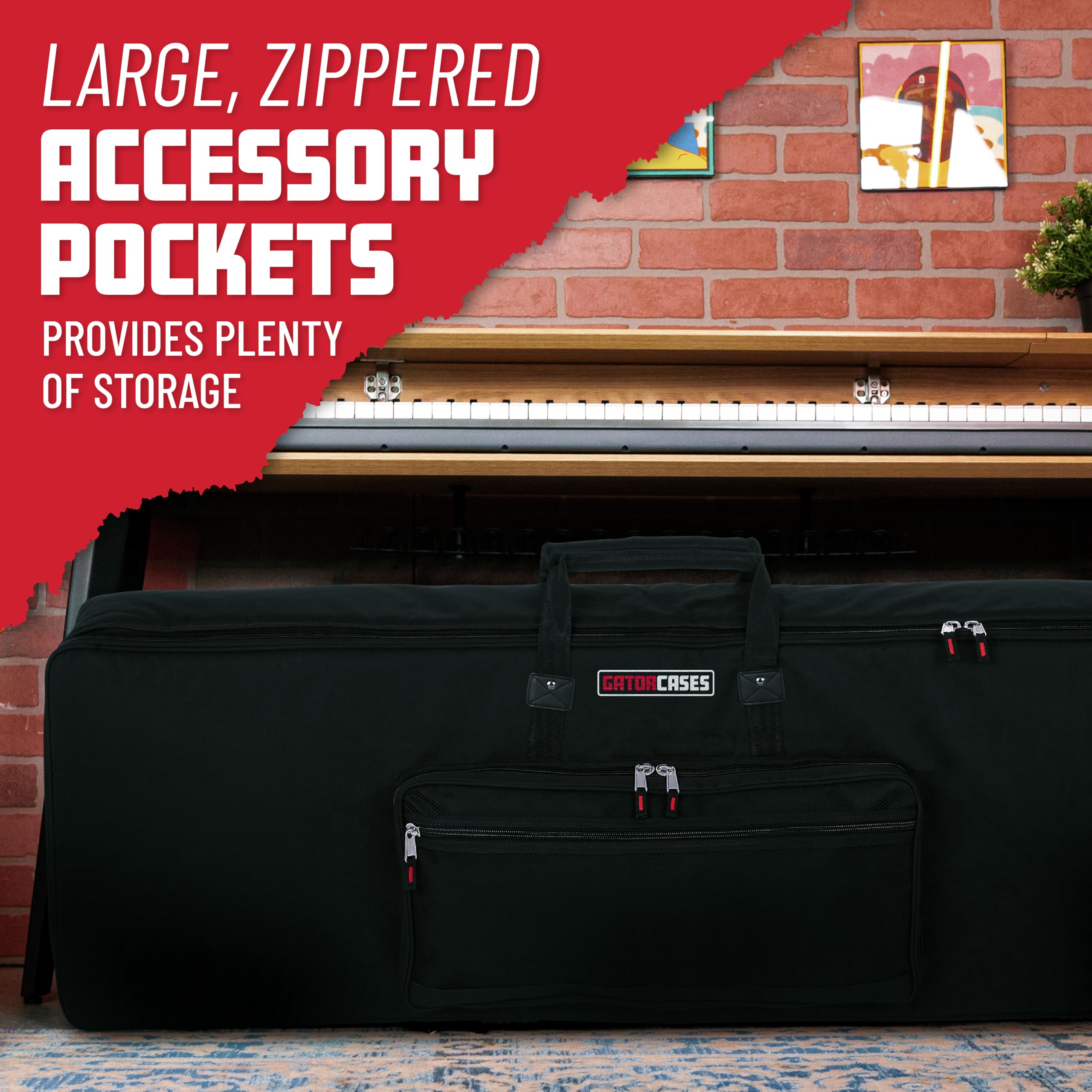 Amazon.com: Gator Cases GKB Series 88-Note Padded Keyboard Gig Bag